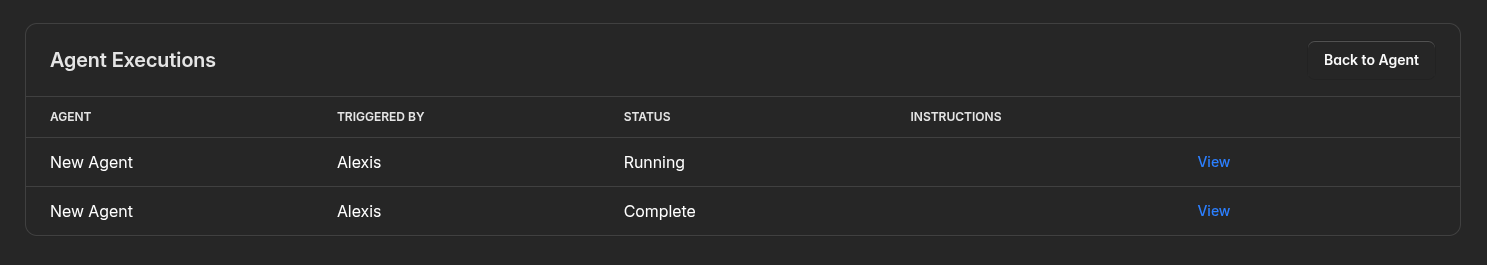 Run and monitor